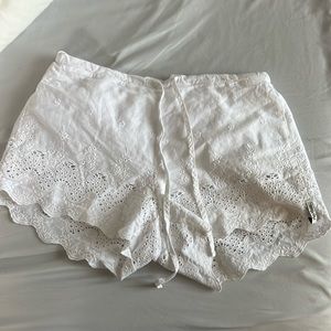White summer shorts, brand Rhythm
